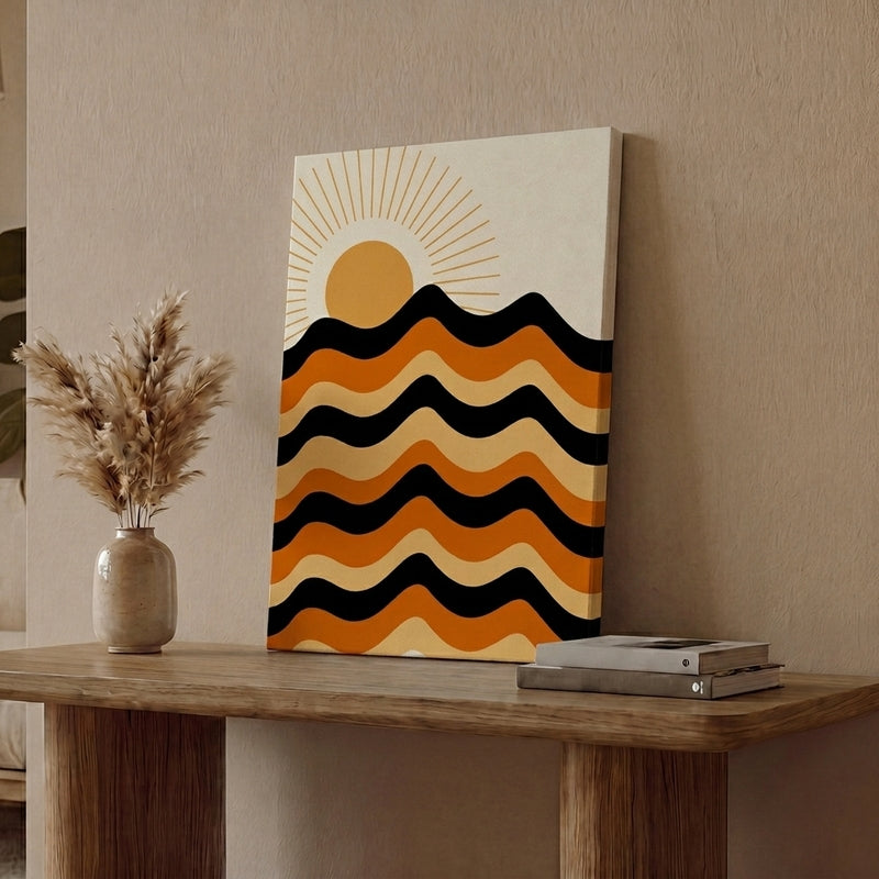 Sun-kissed Cotton Canvas Wall Painting