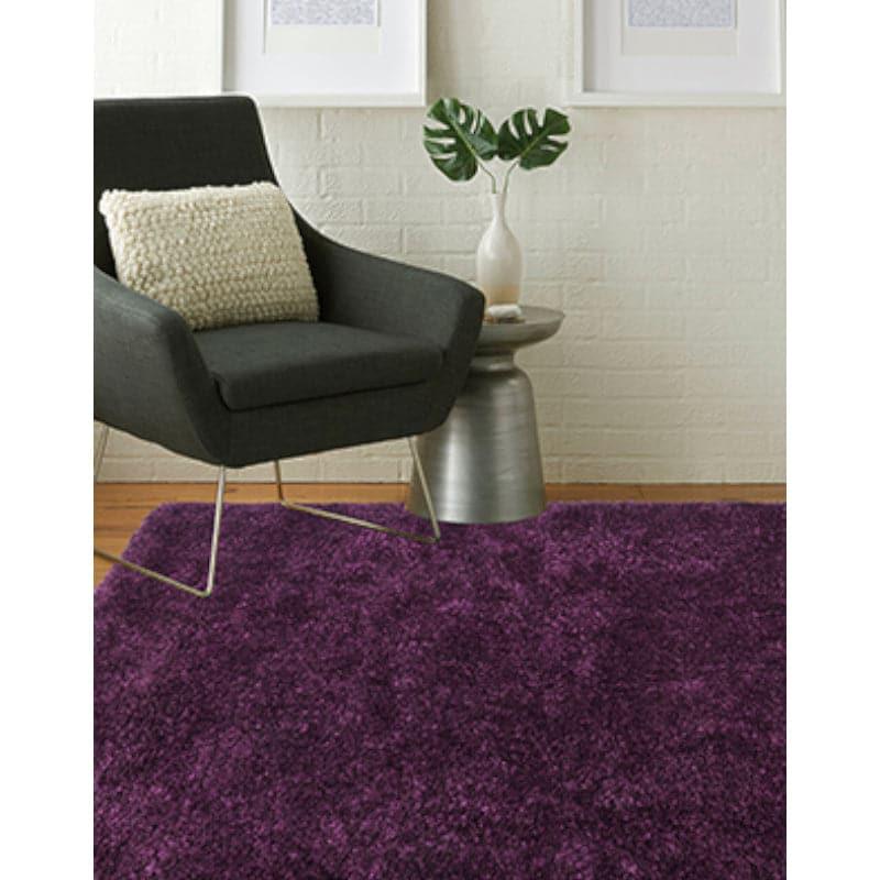 Table Tufted Woven Whisper Rug - Purple media 3
