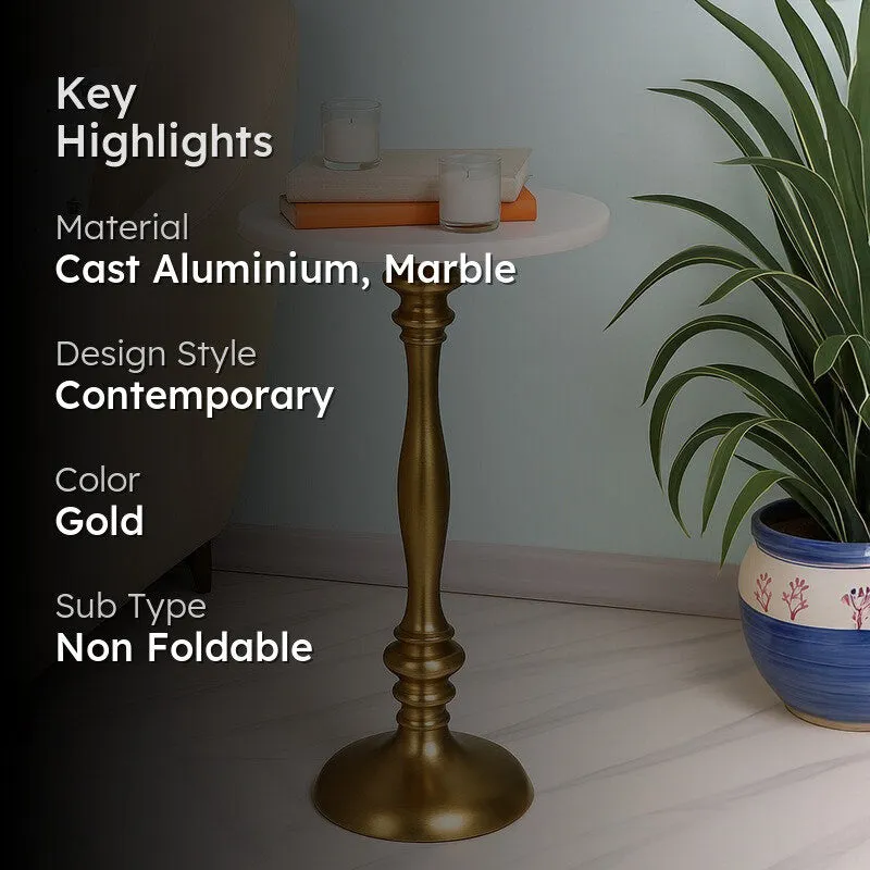 Aurevo Accent Table - Gold media 2
