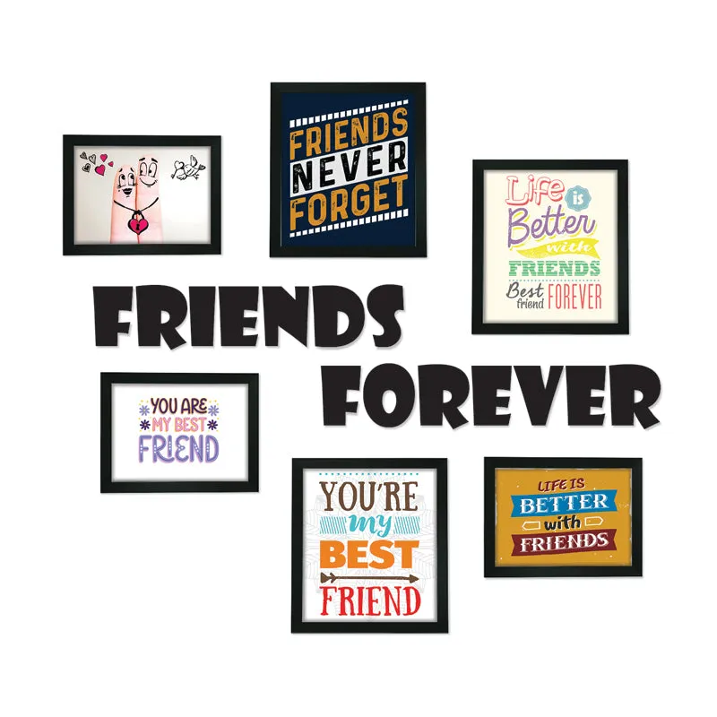 Glimpse of the Past "Friends Forever" Synthetic Photo Frame - Seven Piece Set media 3