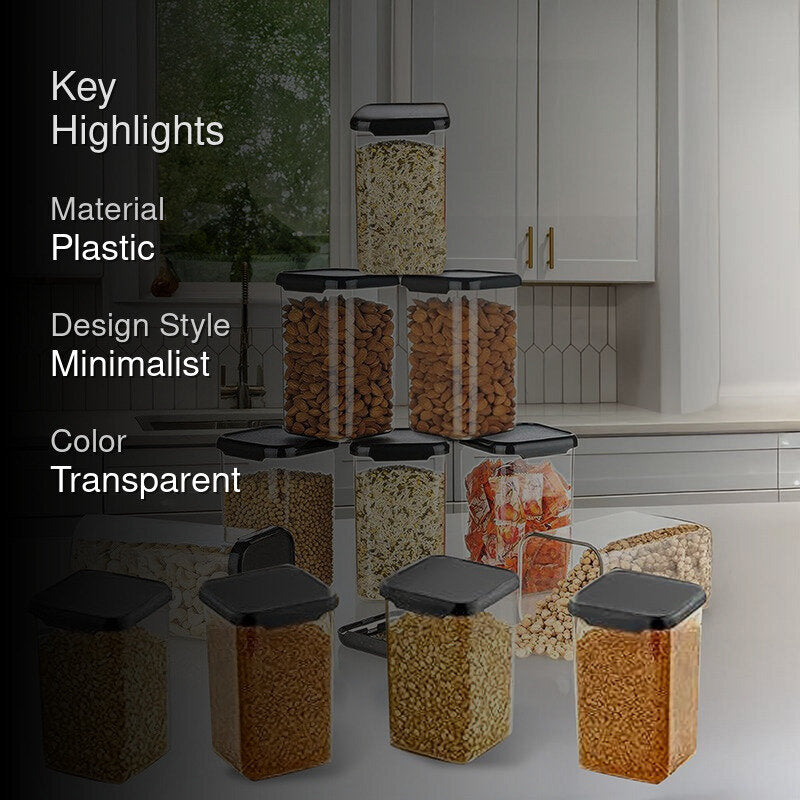 Asto Airtight Storage Container (1100 mL Each) - Set Of Twelve media 2
