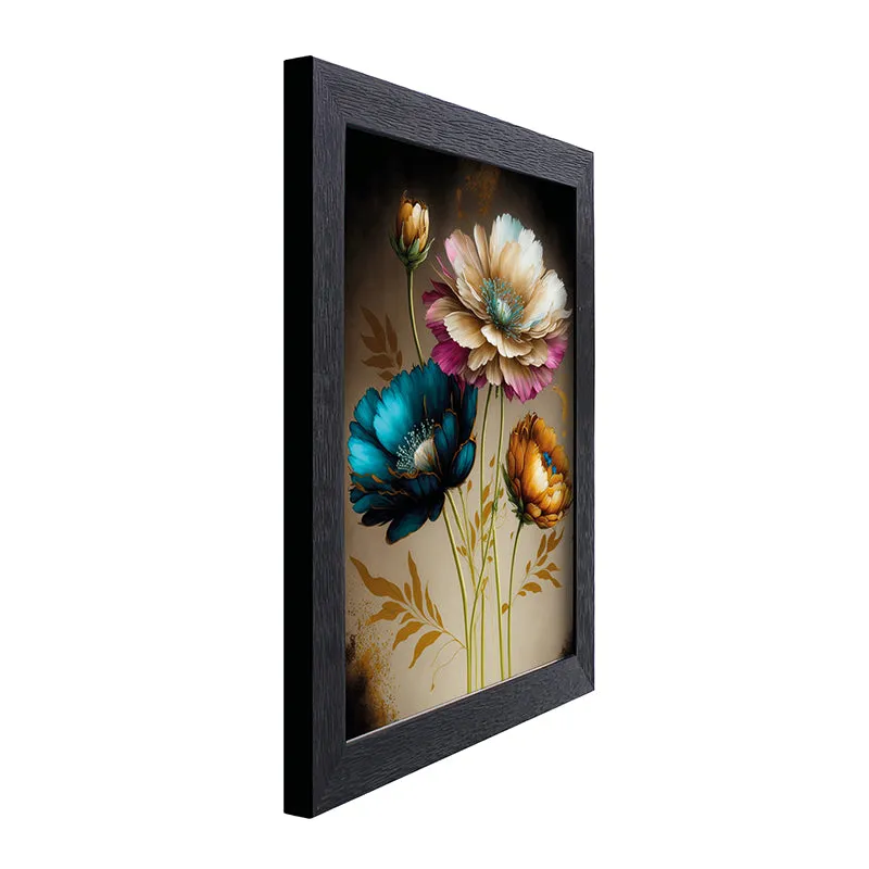 Aurum Fleur Relief Wall Painting media 6