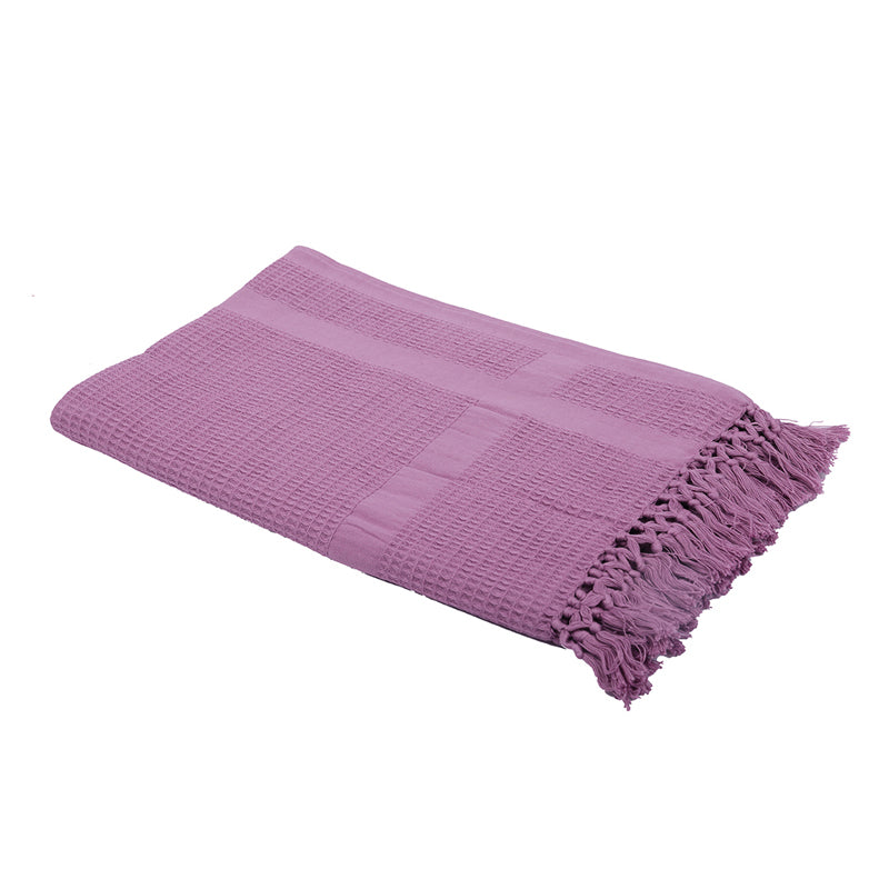 Bliss Cotton Bath Towel - Purple media 4