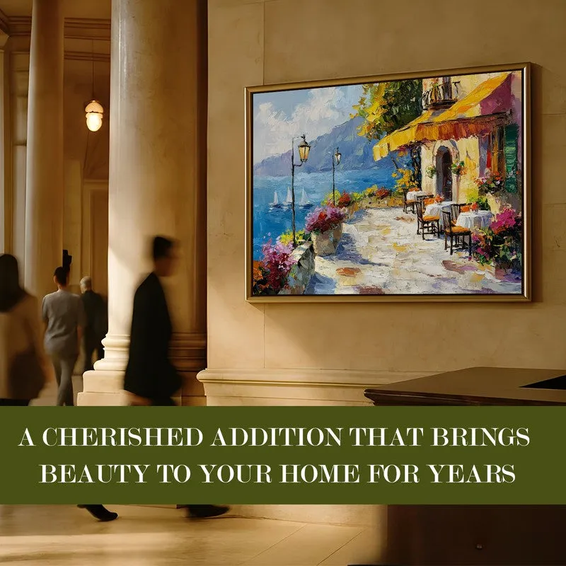 Harborfront Canvas Wall Painting With Frame media 7