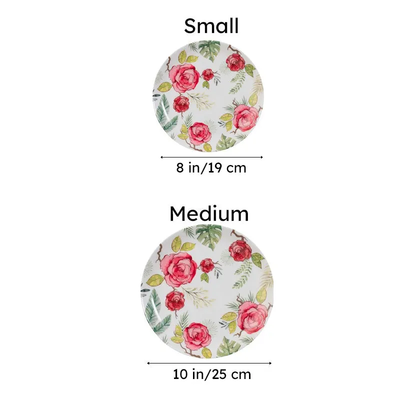 Misty Morning Roses Bone China Wall Plate media 6