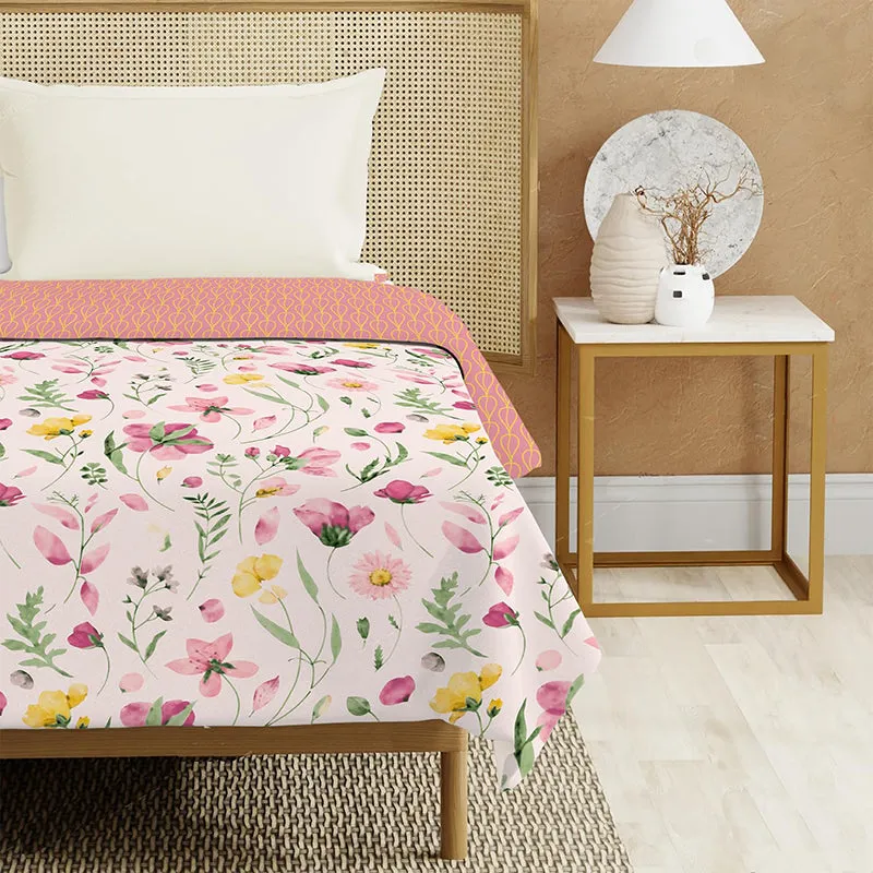 Urban Space Meadows Rose Pink Reversible Dohar media 4