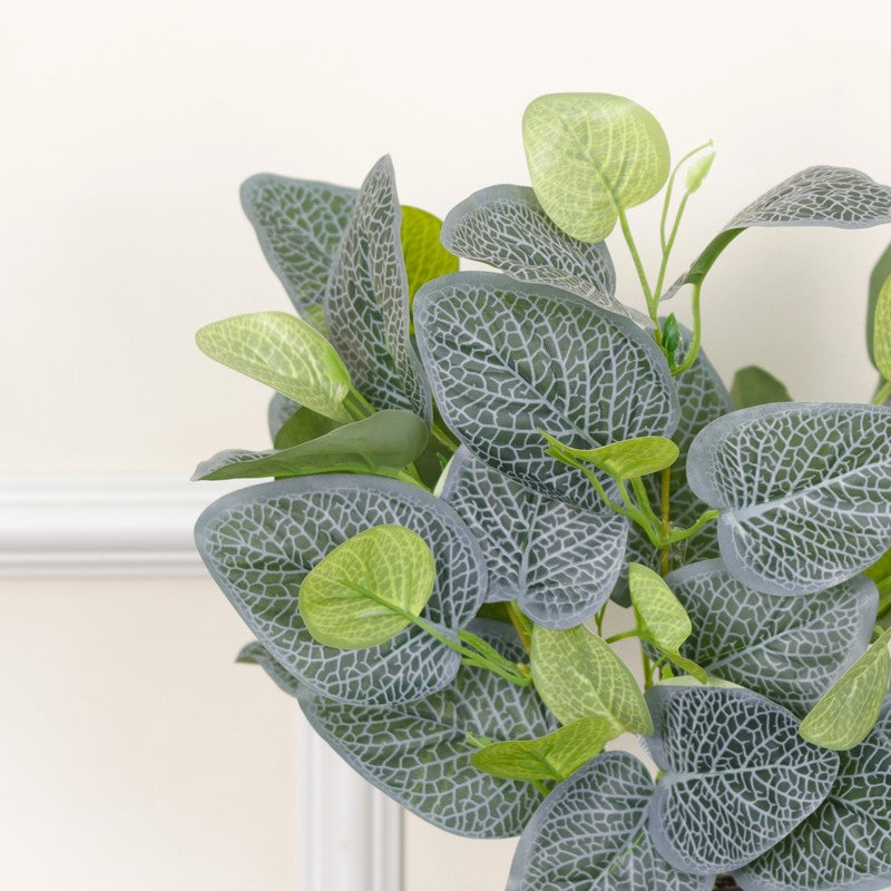 Artificial Nerve Plant With Black Fiber Pot - 1 Feet media 6