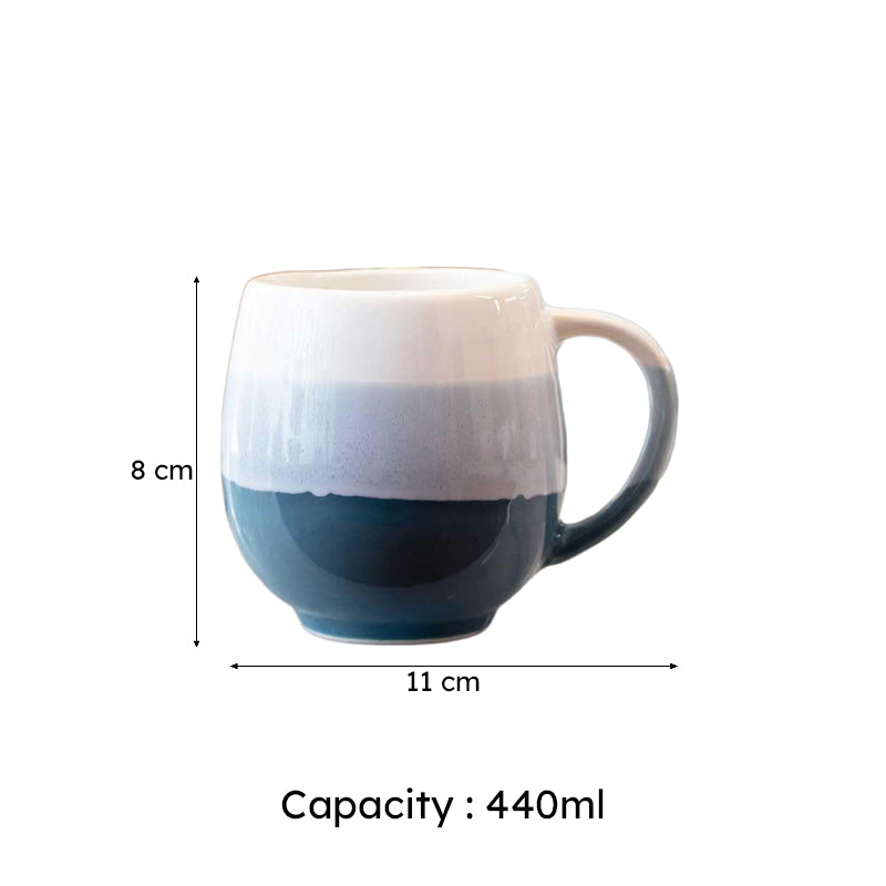 Wave Stoneware Coffee Mug (440 mL) media 5