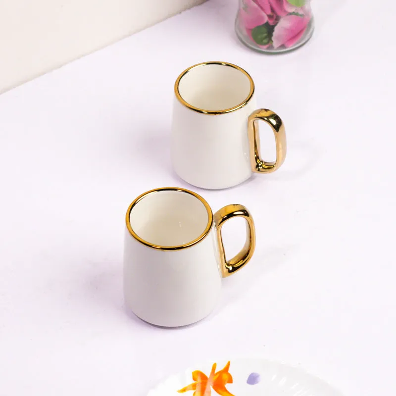 Aurora Porcelain Coffee Mug (380 mL Each) - Set Of Two media 3