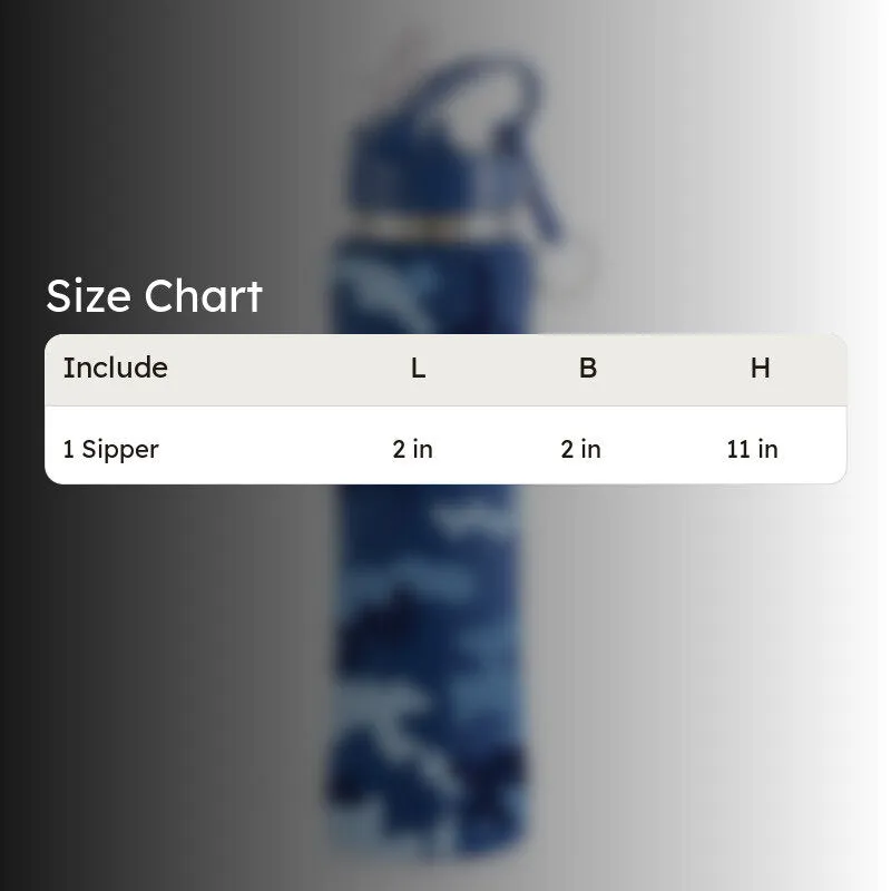 Army Blue Sipper Water Bottle - 750 mL media 7