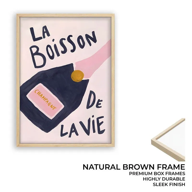 La Boisson Archival Canvas Wall Art - Brown media 9