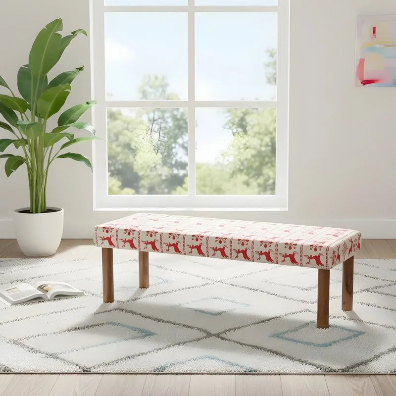 Bovex Sheesham Wooden Bench - Beige media 1