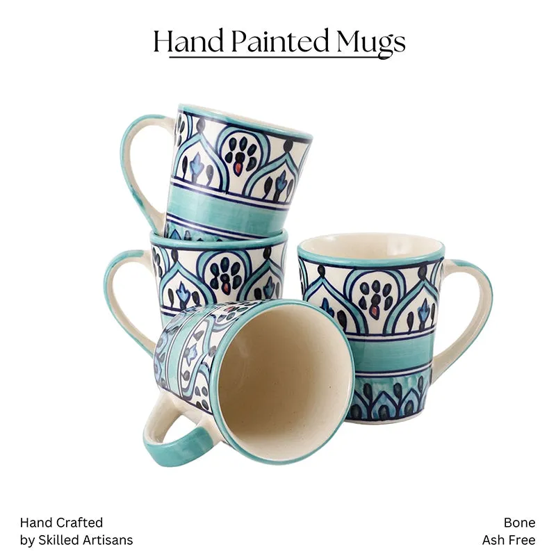 Medina Ceramic Tea Cup (250 mL Each) - Set of Six media 3