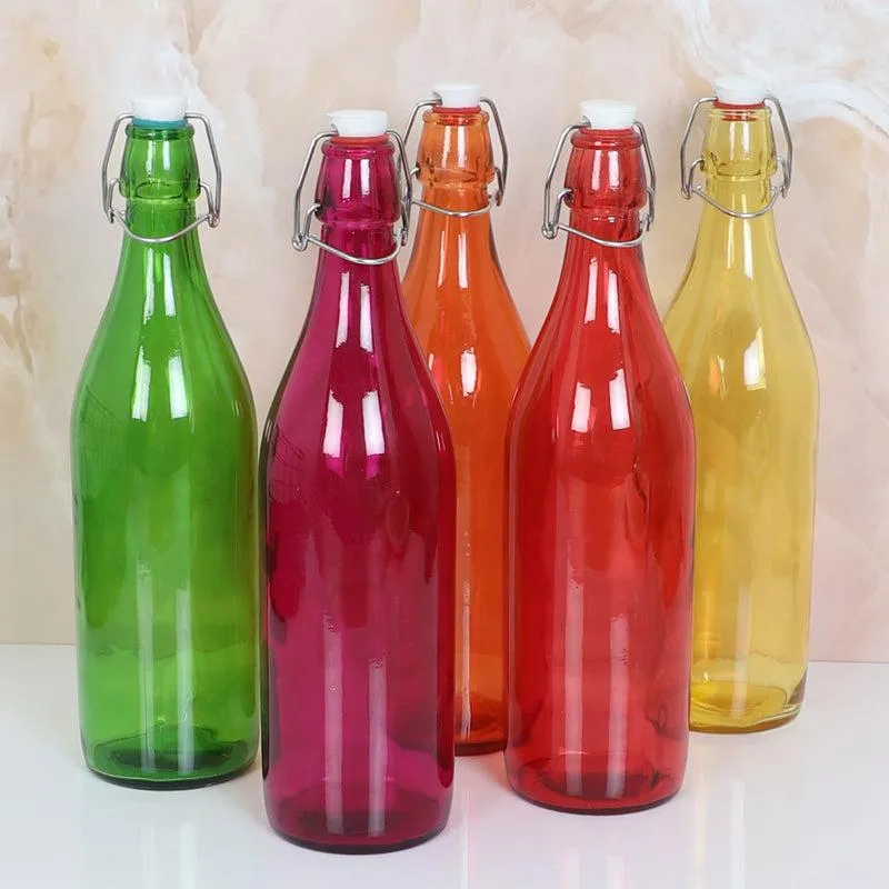Sanso Glass Water Bottle (1000 mL) - Set Of Five media 4