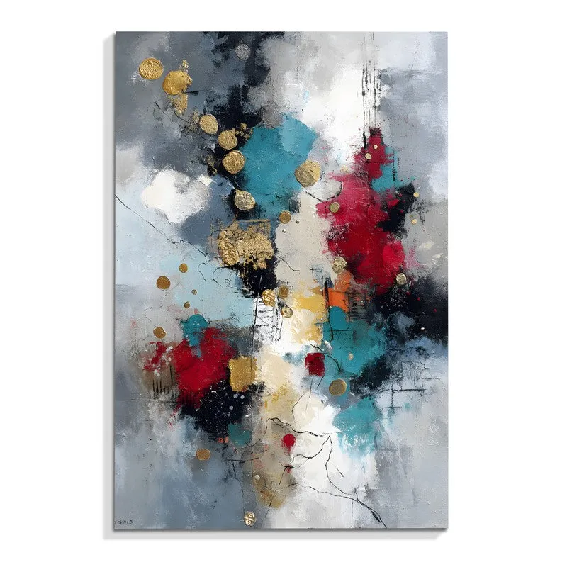 Bold Spectrum Grid Canvas Wall Art media 3