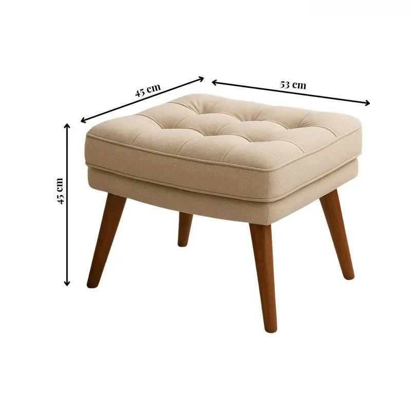 Cresvino Prime Ottoman - Beige media 5