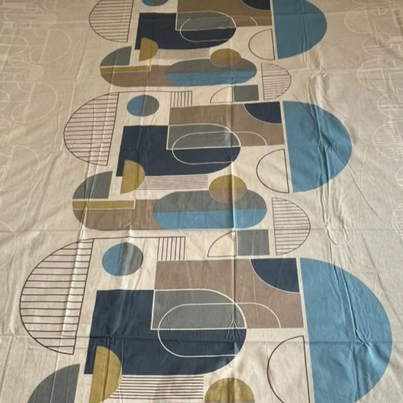 Textura Cotton Bedsheets (Blue,Off White) - 400 TC media 7