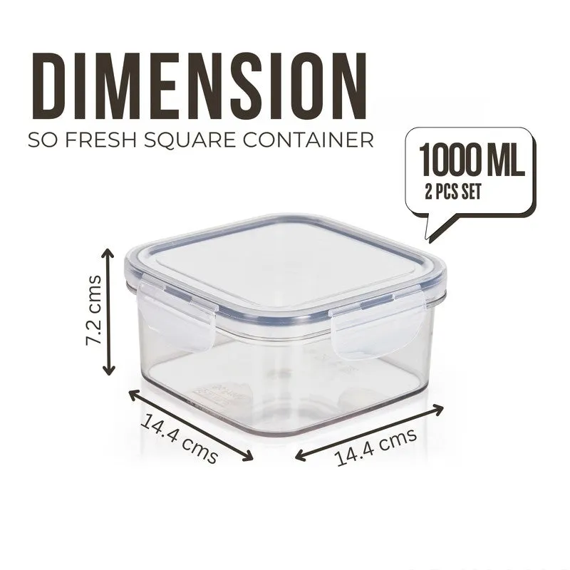 QuickSeal Lunch & Snack Box (1000 mL) - Set Of Two media 7