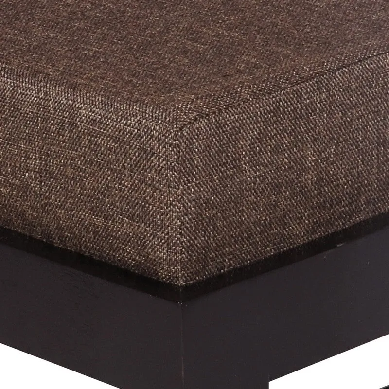 Naxor Sheesham Wooden Bench with Stool (Brown) - Two Piece Set media 4