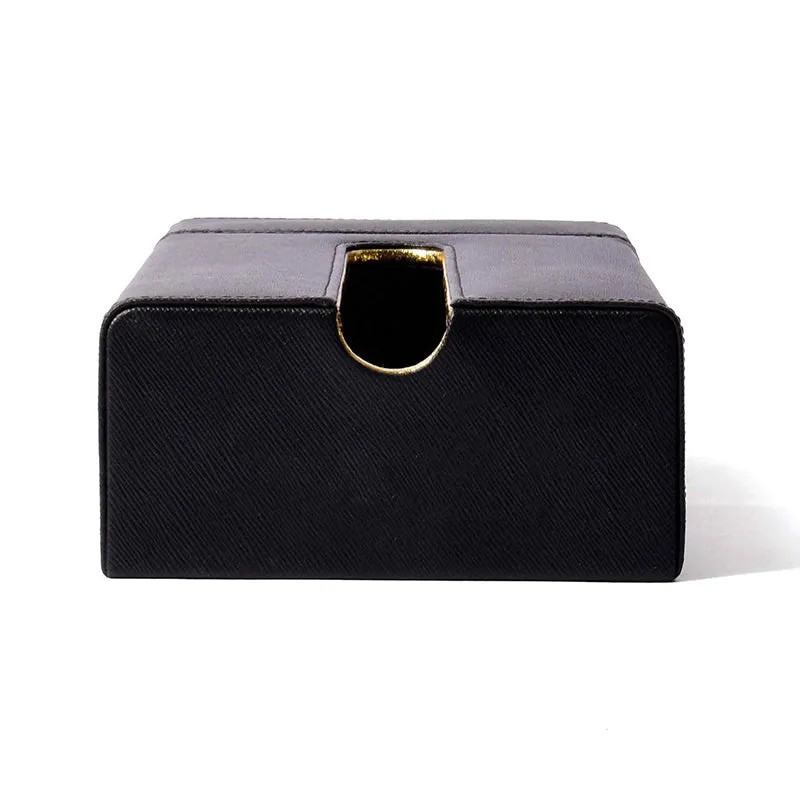 Ceastra Faux Leather Tissue Holder - Black media 7