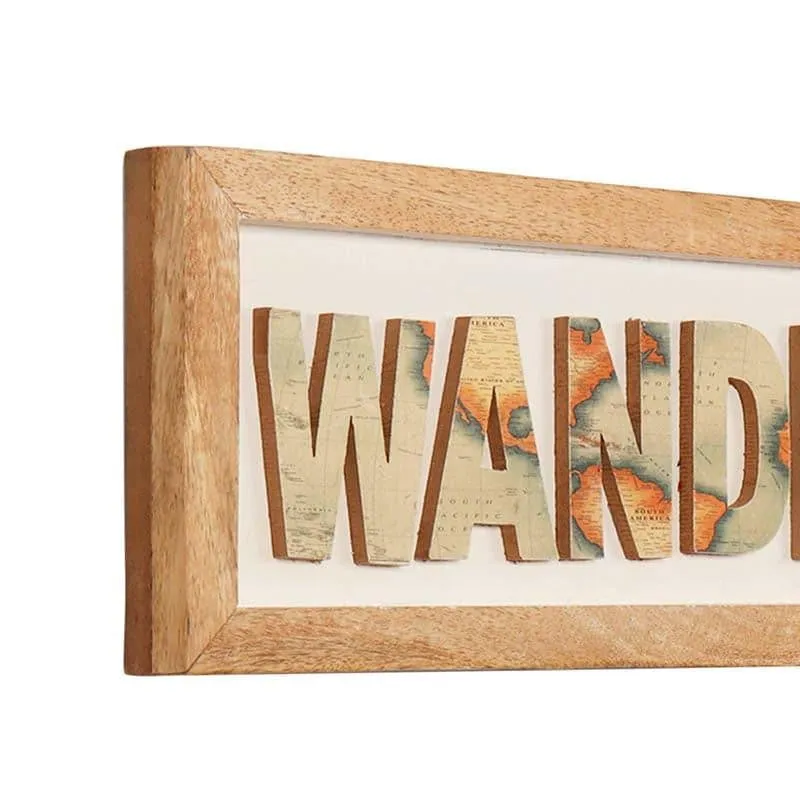 Wanderlust Wooden Wall Accent media 4