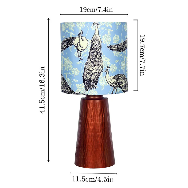 Morni Blunt Fabric Table Lamp - Multicolor media 5