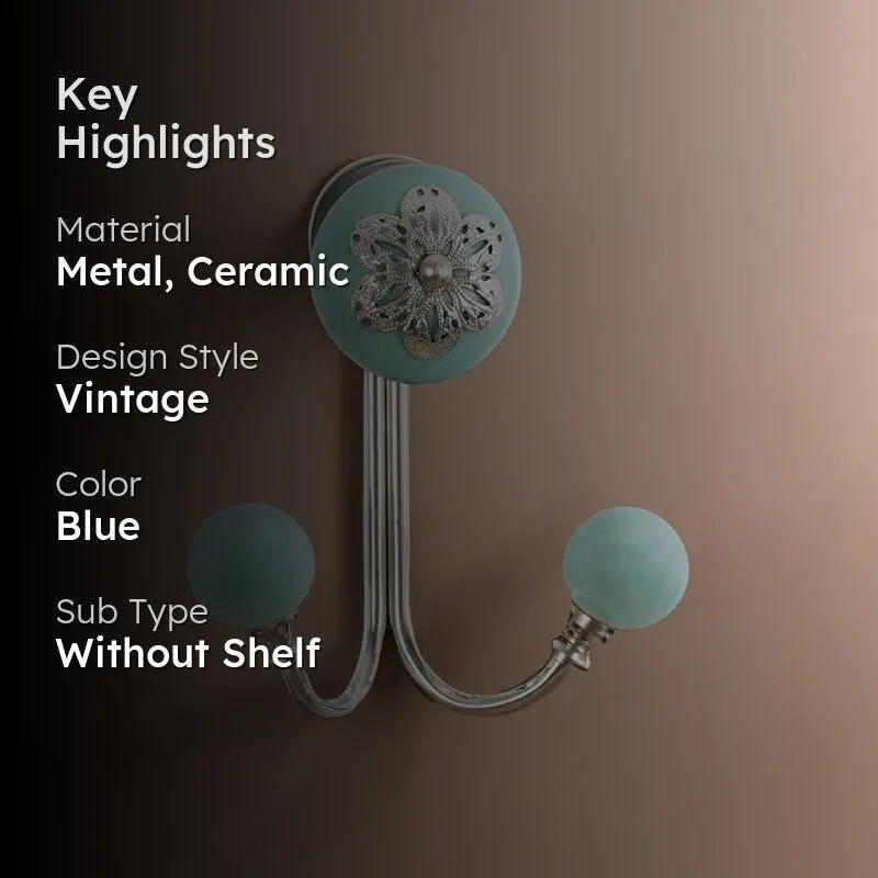 Oceana Floral Wall Hook media 2
