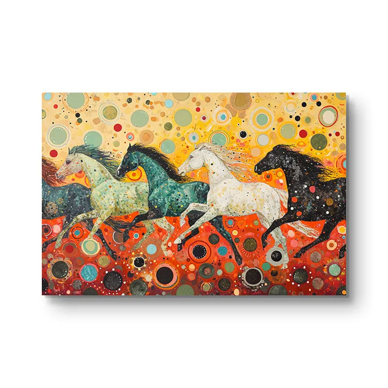 Stallion Trance Wall Painting media 3
