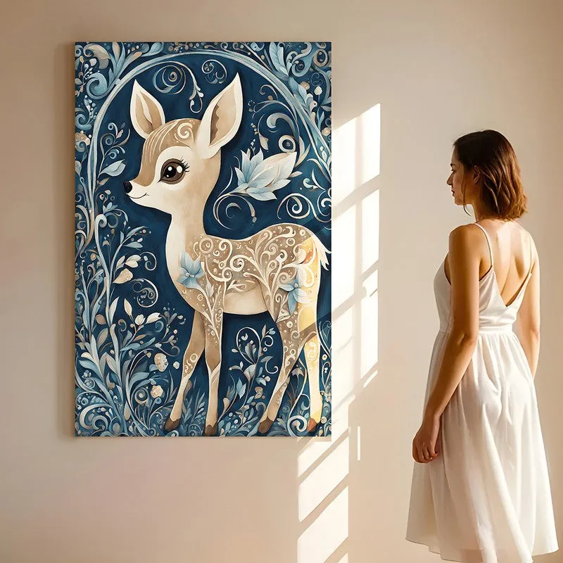 Deer of Dawn Wall Art media 5