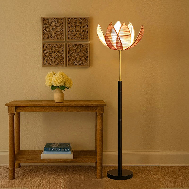 Drift Beam Bamboo Wooden Floor Lamp