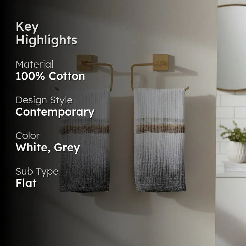 Kalyra Cotton Hand Towel - Set Of Two media 2