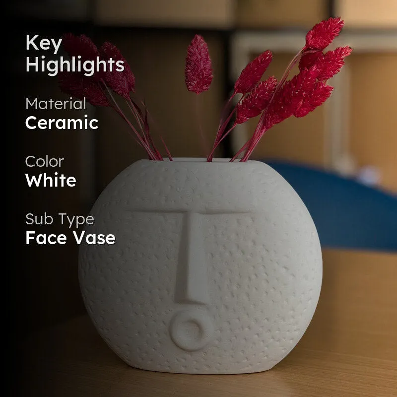 Emo Roo Ceramic Vase - Set Of Two media 2