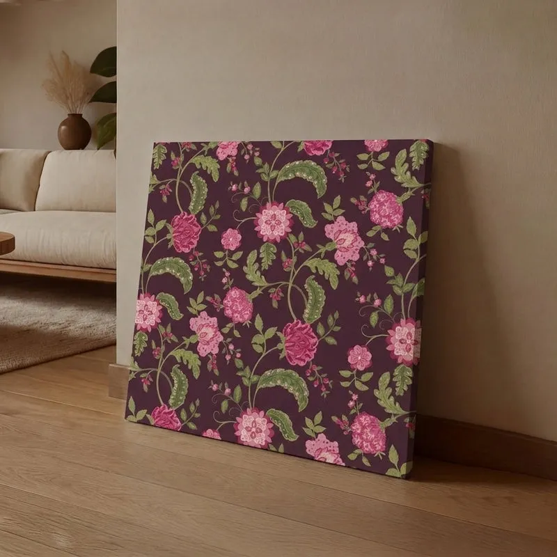 Ethnic Flora Canvas Wall Art media 1