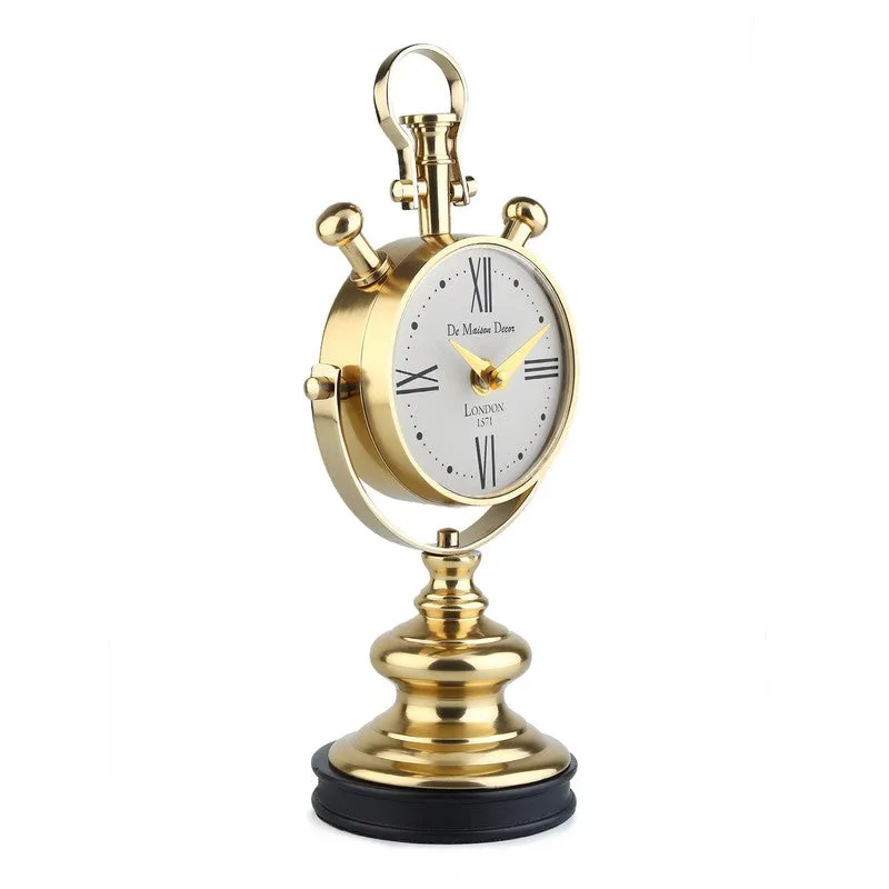 TickLine Table Clock - Gold media 5