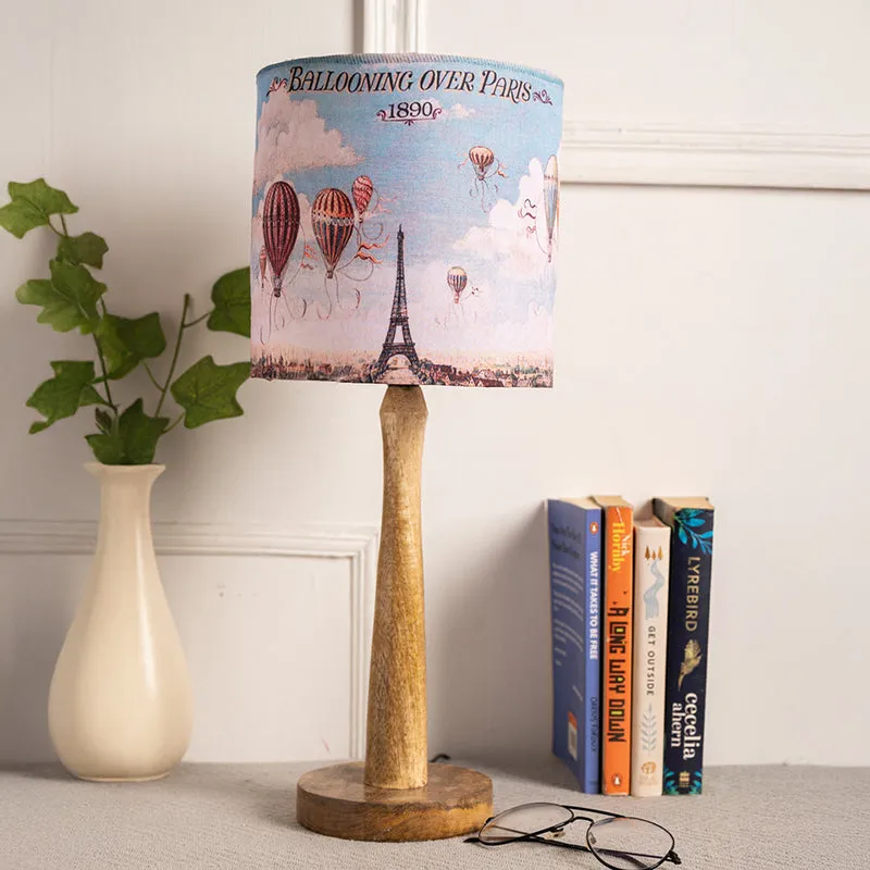 Parisian Sky Fabric Table Lamp - Multicolor media 2