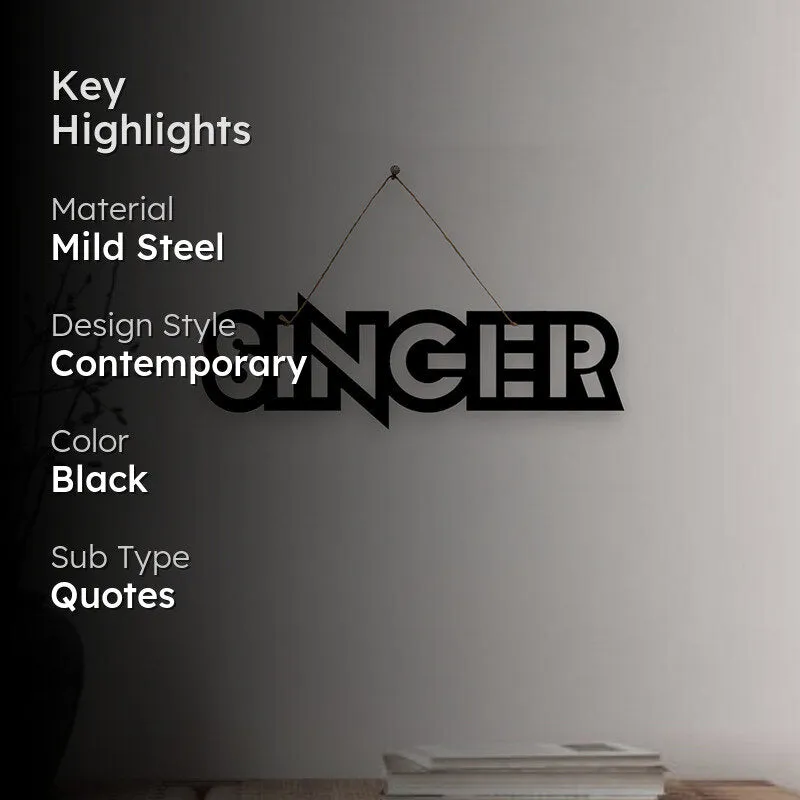 Singer Mild Steel Wall Accent media 2