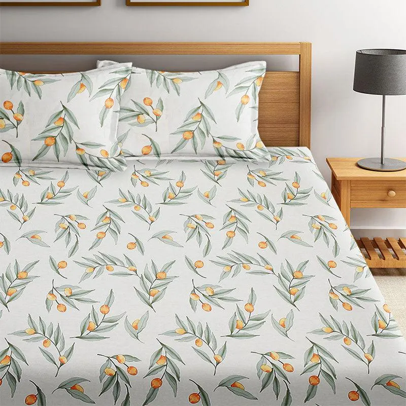 Cohen Floral Cotton Bedsheet - 210 TC media 5