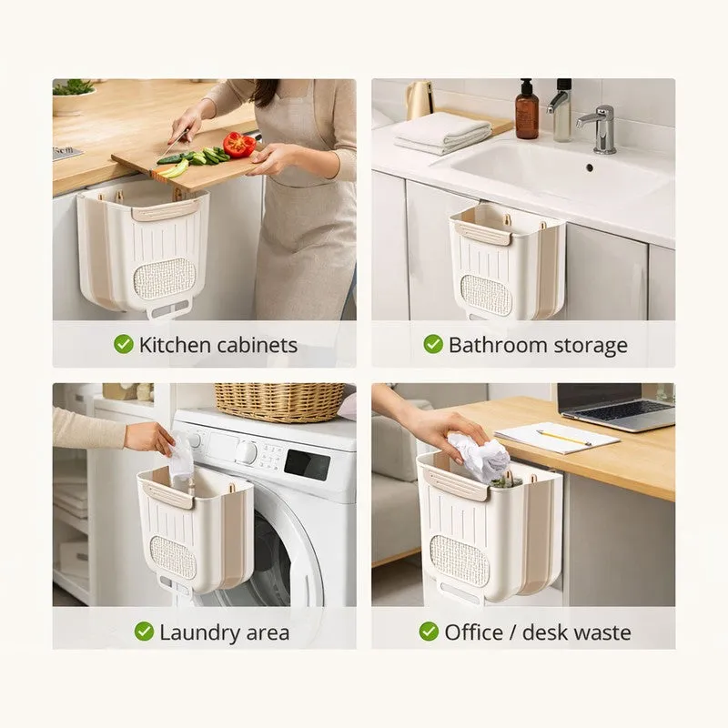Rioware Space Save Dustbin - Beige media 5
