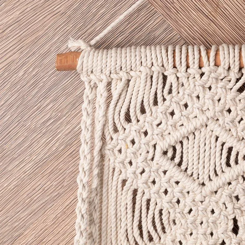 Sloan Macrame Wall Shelf media 4