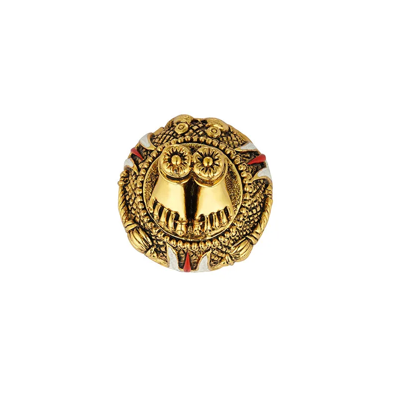 Shree Paadham Polyresin Idol - Gold media 3