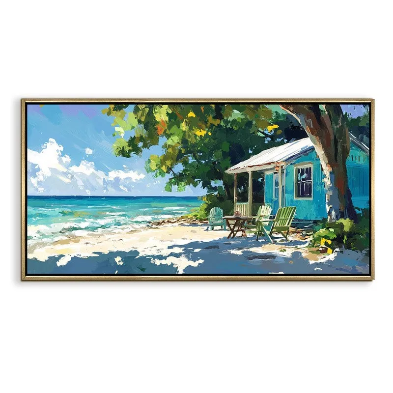 Utopia Canvas Wall Painting With Frame media 3