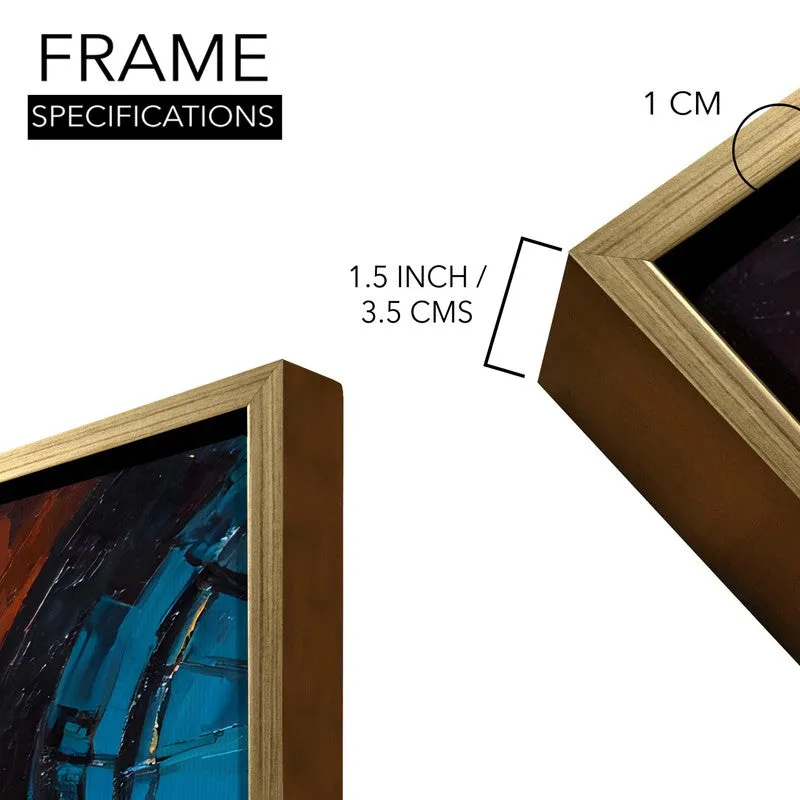 Jazzfire Canvas Wall Painting With Frame media 8