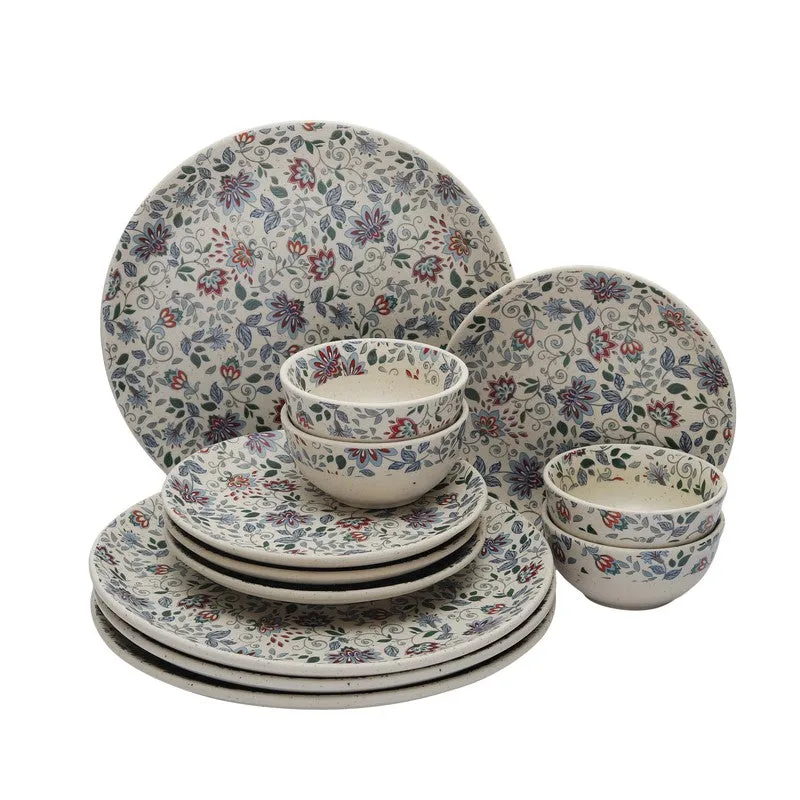 Florence Stoneware Dinner Set - 12 Piece Set media 3