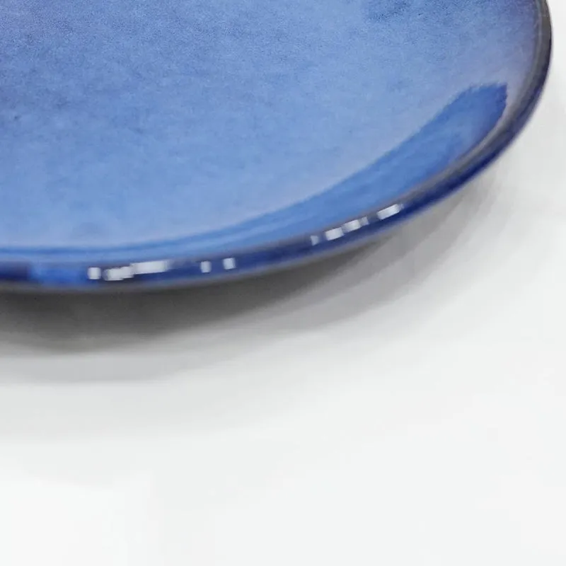 Cobalt Charm Ceramic Dinner Plate media 4