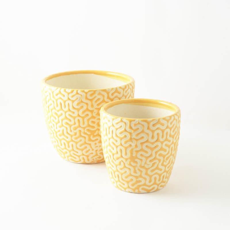 Magic Maze Planter (Yellow) - Set Of Two media 5