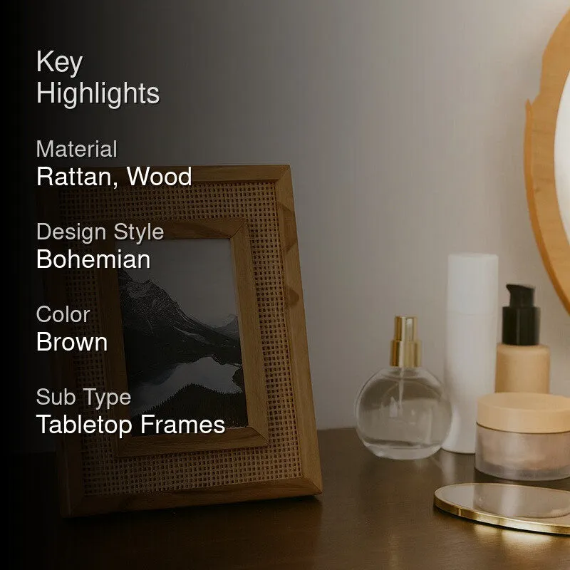 Fynlan Boho Wooden Photo Frame media 2