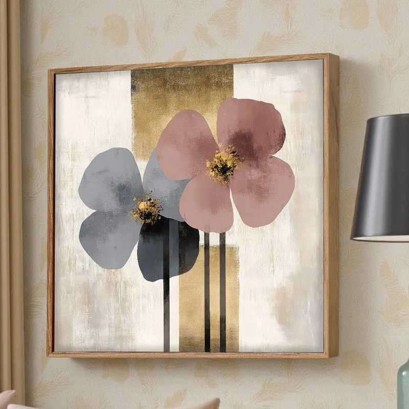 Petunia Pastels Wall Art With Frame media 1