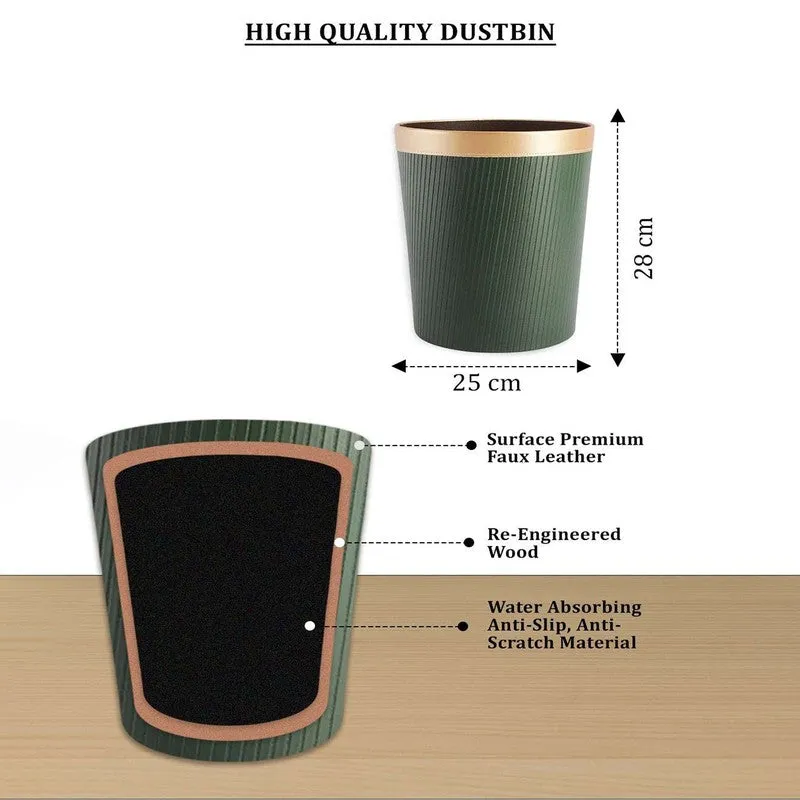 AarviDecor Moderno Faux Leather Dustbin media 7