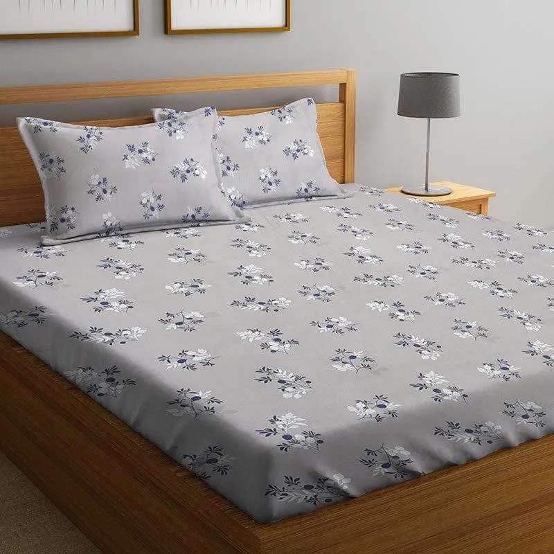 Misty Bloom Bedsheet - 150 GSM media 1