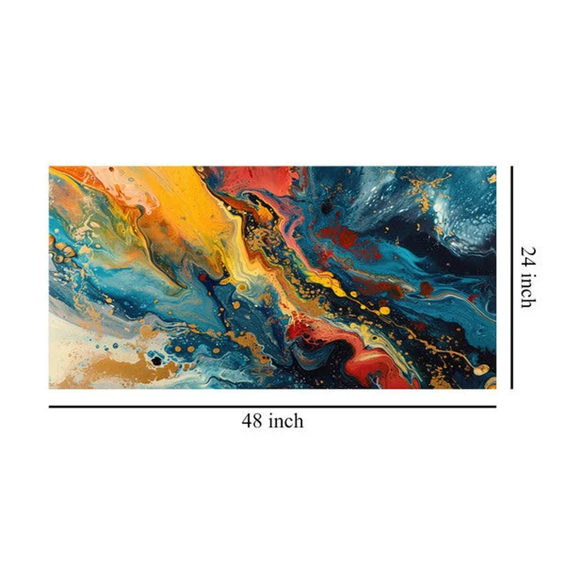 Modern Pour Fluid Wall Painting media 7